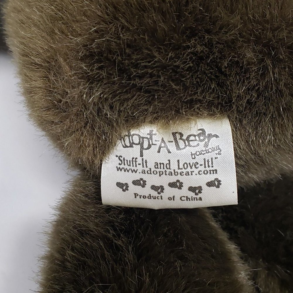 Adopt a Bear Factory 18" Brown Moose Stuffed Animal Vintage 2000 Plush - Picture 4 of 5